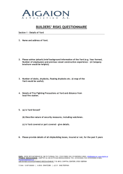 BUILDERS` RISKS QUESTIONNAIRE