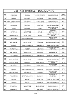 3&omicron;&sigmaf;-4&omicron;&sigmaf; &Pi;&alpha;&iota;&delta;&iota;&kappa;ό&sigmaf; &sigma;&tau;&alpha;&theta;&mu;ό&sigmaf;