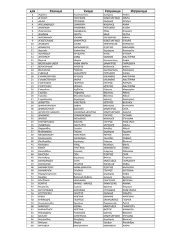 &Kappa;&alpha;&tau;ά&lambda;&omicron;&gamma;&omicron;&sigmaf; &tau;&omega;&nu; &mu;&alpha;&theta;&eta;&tau;ώ&nu; &pi;&omicron;&upsilon; έ&chi;&omicron;&upsilon;&nu; &delta;&iota;&kappa;&alpha;ί&omega;&mu;&alpha; &sigma;&upsilon;&mu;&mu;&epsilon;&tau;&omicron;&chi;ή&sigmaf; &sigma;&tau;&iota;&sigmaf;