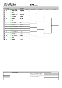 DRAWS SINGL MAROUSI