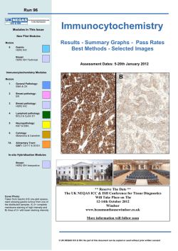 Run 96 - UKNEQAS - Immunocytochemistry