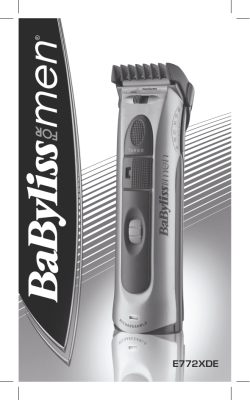 E772XDE - BaByliss For Men