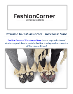 Fashion Corner - Warehouse Fashion Shoes