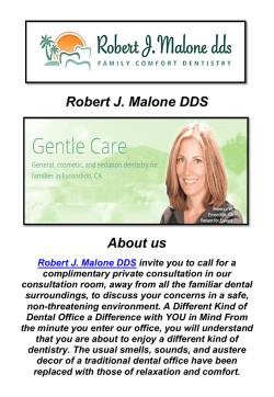 Robert J. Malone DDS: Escondido Cosmetic Dentist