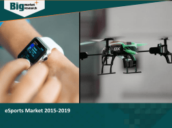 eSports Market 2015-2019