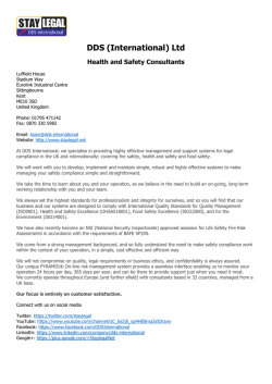 Health and Safety Consultants