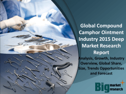 Global Compound Camphor Ointment Industry 2015 Deep Market Research