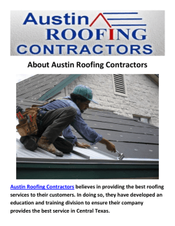 Austin Roofing Contractors - Metal Roofing in Austin