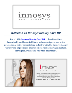 Best Hair Straightener by Innosys Beauty Care IBS