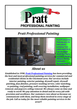 Pratt Professional Painting: Cincinnati Painting Contractors