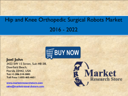 Hip and Knee Orthopedic Surgical Robots Market  2016 to 2022