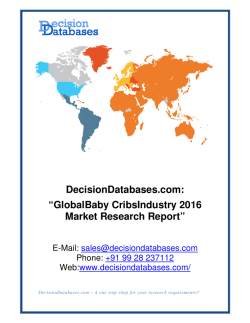 Baby Cribs Market International Analysis and Forecasts 2020
