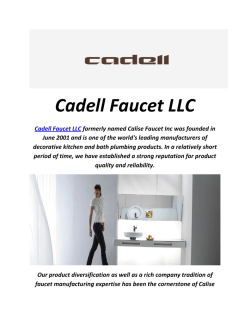 Cadell Faucet Distributor In Fresno