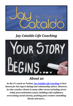 Jay Cataldo Life Coaching: New York City Life Coach
