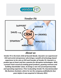 Vendor Fit: TOP CRM Software Systems