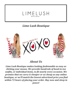 Lime Lush Boutique Online Shopping ( 747-200-5463 )