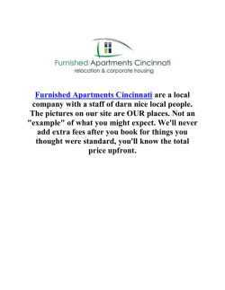 Furnished Apartments For Rent In Cincinnati OH