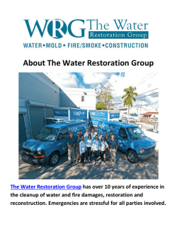 The Water Restoration Group Mold Remediation Miami