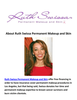 Ruth Swissa Permanent Makeup and Skin - Permanent Eyebrows Los Angeles
