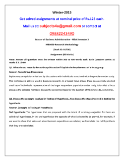 MB0050-Research Methodology