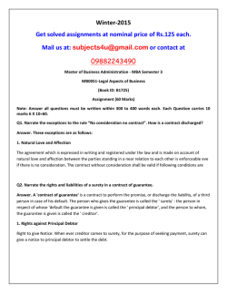 MB0051-Legal Aspects of Business