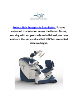 Artas Robotic Hair Replacement In Boca Raton, FL