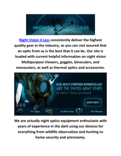 Buy Night Vision Binoculars at Night Vision 4 Less