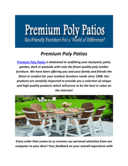 Premium Poly Patios : Polywood Adirondack Chairs