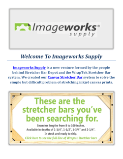 Imageworks Supply : Canvas Stretcher Bars in NY