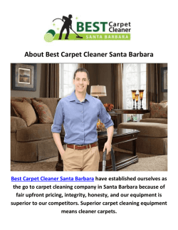 Best Carpet Cleaning Santa Barbara, CA