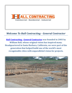 Hall Contracting - General Contractors in Santa Barbara, CA