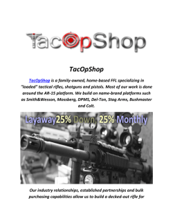 Bushmaster AR15 For Sale : TacOpShop