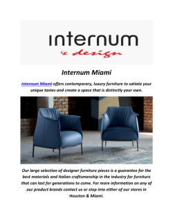 Internum Leather Sofa In Miami