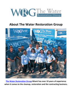 The Water Restoration Group - Water Damage and Mold Remediation in Miami