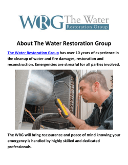 The Water Restoration Group - Water Damage Repair in MiamiThe Water Restoration Group - Water Damage Repair in Miami