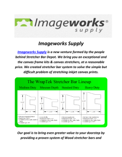 Imageworks Supply : Stretcher Bars