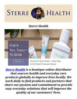 treatment of dry mouth