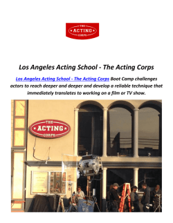 Los Angeles Acting Coaches - The Acting School