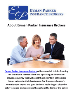 Eyman Parker Insurance Agents & Brokers in Santa Barbara