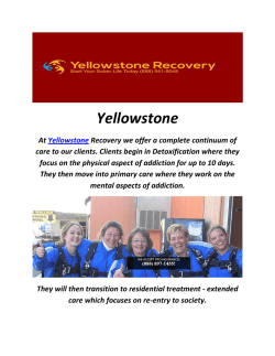 Yellowstone Drug Rehab In Southern California