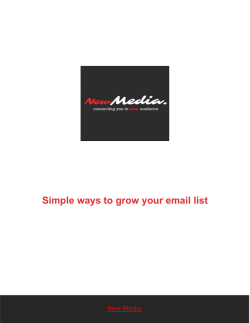 simple ways to grow your email list