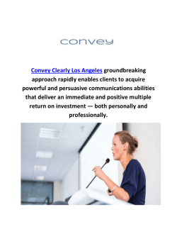 Convey Clearly Accent Reduction Classes in Los Angeles, CA
