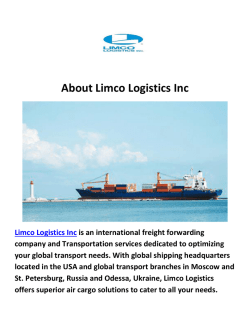 Limco Logistics Inc : Shipping to Kazakhstan