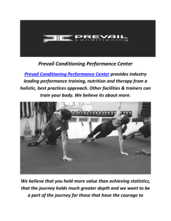 Prevail Conditioning Gyms In Santa Barbara, CA