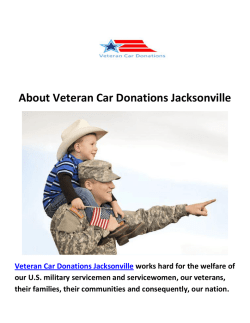 Veteran Car Donations Jacksonville