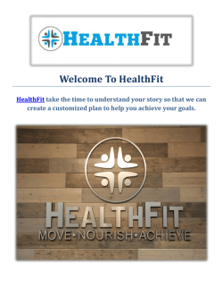Physical Therapist in San Marino HealthFit