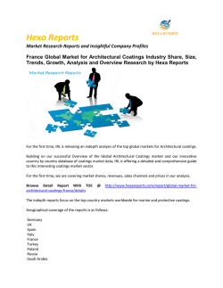 Architectural Coatings France Market Demand, Trends and Forecast