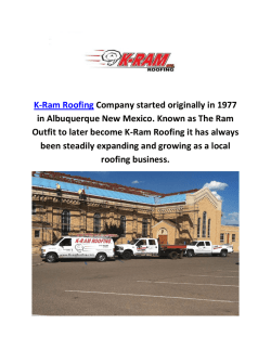 K-Ram Roofing Company in Albuquerque, New Mexico