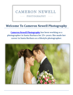 Cameron Newell Wedding Photographer in Santa Barbara, CA