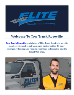 Efficient Truck Towing Service In Roseville